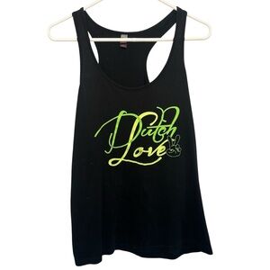 Dutch Bros Black Green+Yellow Ink “Dutch Love” DB 1992 Vintage